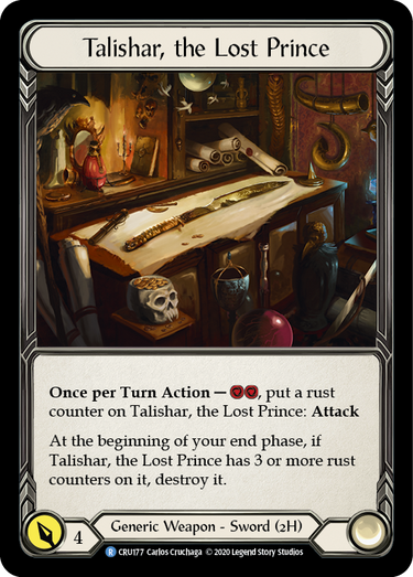 Talishar, the Lost Prince (1st Ed) - Cold Foil
